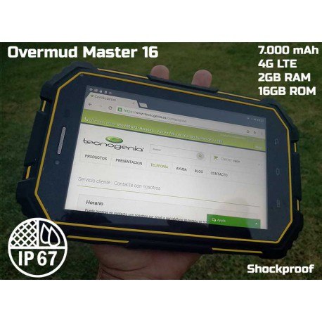 Tablet rugerizado Overmud Master16