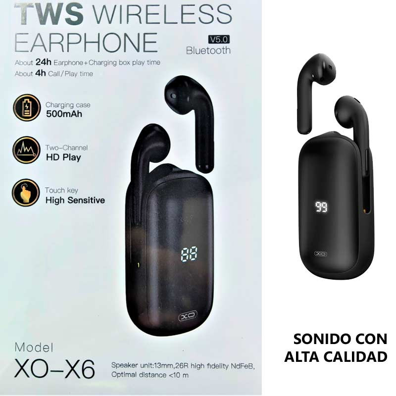 Desenmarañar Químico Desanimarse Auriculares Wireless XO-X6